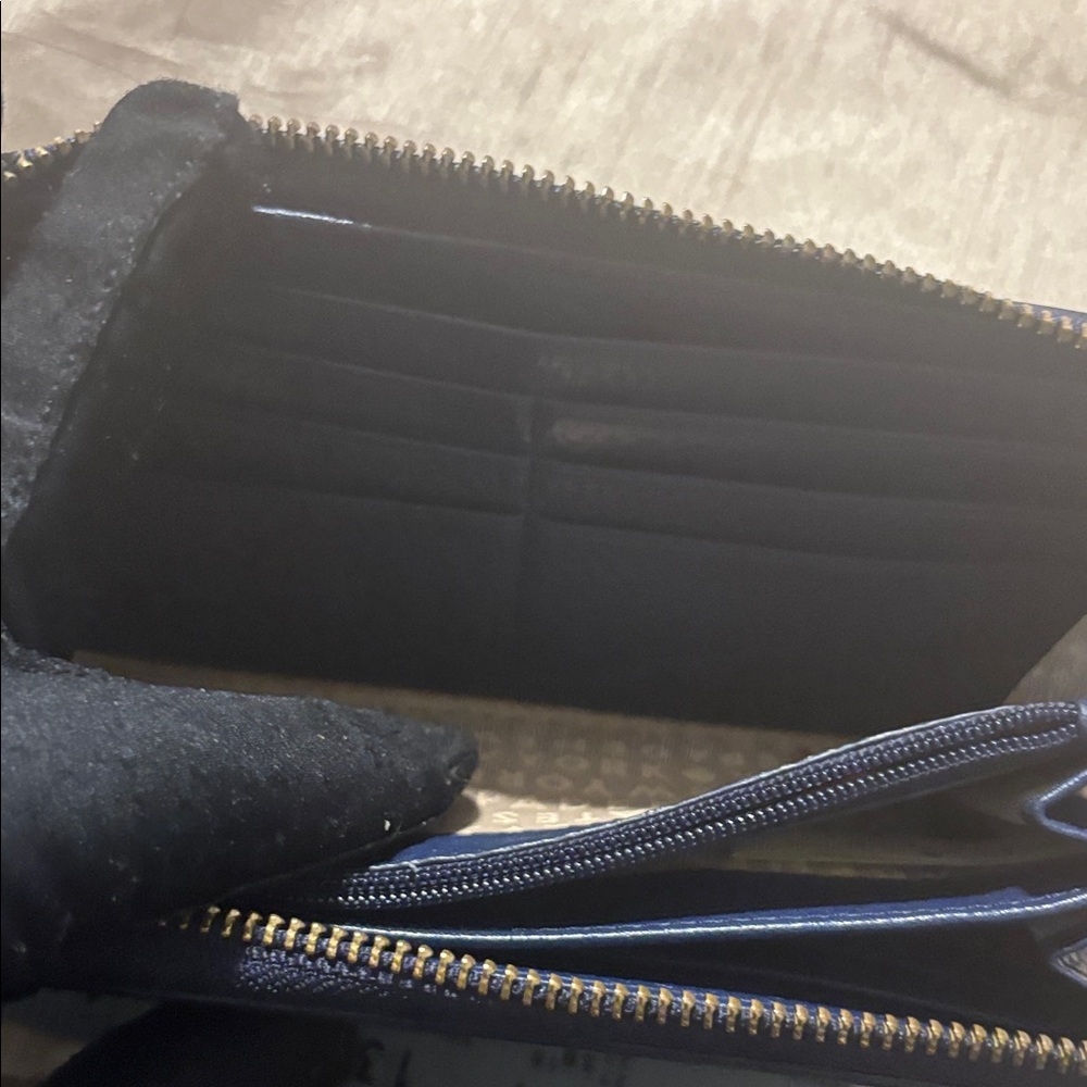 Kate Spade Midnight Blue Leather Wallet - Picture 5 of 9